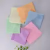 Toalha Quadrada para Lavar Louça com Renda Embossada de Microfibra Urso Macia Absorvente Sem Fiapos Lenço Doméstico Infantil Toalha Pequena
