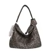 Bolsa Tote de Gran Capacidad Transfronteriza, Bolso Cruzado de Hombro Maillard, Bolso de Mano para Mujer Estilo Retro de Viaje, Bolso de Mano a la Moda