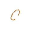 Pulsera hueca de resorte con personalidad europea y americana, explosiones transfronterizas, forma simple, metal con apertura ajustable, joyería al por mayor