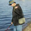 Bolso Cruzado de Nylon Simple para Deportes al Aire Libre Viajes Unisex para Teléfono Móvil Bolso de Hombro Cruzado Versátil de Moda para Mujer