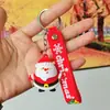 Nuevo Llavero Femenino Lindo Muñeco de Nieve Anciano Muñeca Colgante para Mochila Escolar Masculina Pareja Fábrica Colgante de Árbol de Navidad Dibujos Animados