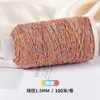 Yunxin Hilo de Algodón Retorcido a Mano Estilo Xizang 1.5mm Hilo Teñido en Degradado Cielo Estrellado para Pulseras Tejidas a Mano DIY Cuerda para Manualidades Cuerda para Tejer Cuerda de Mano