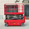 Plataforma elevadora tipo tijera totalmente autopropulsada, vehículo de mantenimiento aéreo de desplazamiento automático, máquina hidráulica móvil de autoelevación