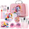 Cosméticos Auténticos con Impuestos Incluidos, Juguetes para Niños, Accesorios Realistas, Set de Maquillaje para Niñas, Bolso de Princesa, Set de Juego de Imitación