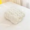 Almohada Trenzada Estilo Crema Cojín para Sofá Sala de Estar Almohada para Siesta Almohada de Espalda Curativa