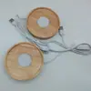 Fabricantes de Pórticos Suministran Base de Luz Nocturna LED Acrílico 3D Pequeña Nocturna Interruptor USB Iluminada Base de Madera