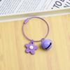 Llavero de flor pequeña con gota de pegamento DIY de estilo coreano creativo, lindo color Macaron, accesorios para bolso de niña, colgante de celebridad de Internet