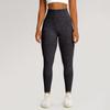 Calça de Yoga Feminina Estilo Europeu e Americano Transfronteiriça, Cintura Alta, Levanta Bumbum, Legging Esportiva Sem Costura, Efeito Bumbum de Pêssego, Roupa Externa, Calça Fitness Ajustada com Sensação de Pele Nu