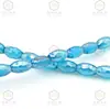 Cuentas Largas de Arroz Transparentes Facetadas Brillantes K9 de 6 mm de Gama Alta, Cuentas de Oliva, Cuentas de Vidrio de Cristal de Tambor de Cintura, Accesorios para Joyería con Cuentas