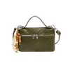 Bolso pequeño cuadrado, simple y casual, nuevo estilo vintage otoño 2026, diseño único de nicho, bolso cruzado de un solo hombro para mujer