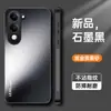 Adecuado para funda de teléfono móvil Vivoy04, cubierta protectora, simple y elegante, cobertura total, anticaídas, mate, antihuellas dactilares, antimanchas, con soporte