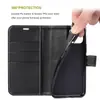 Modelo Nuevo de Fábrica Adecuado para Apple Iphone16 Soporte Funda de Cuero para Teléfono Móvil 14Pro Funda para Teléfono Móvil 15 Funda tipo Cartera con Tarjetero
