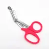 Tijeras de Gasa de Acero Inoxidable, Tijeras para Lona de Vendaje, Tijeras de Codo, Opcionales Multicolor en Stock