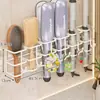 Estante de Almacenamiento para Rizadores de Baño, Soporte Antiescaldaduras para Planchas, Soporte de Pared para Planchas Alisadoras y Peines de Baño, Instalación sin Taladro