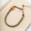 Argentina Sándalo Verde Pastillas Cuentas DIY Bodhi Ágata Cuentas de Rosario Doble Círculo Hombres y Mujeres Juego Cultural Cuentas de Buda Pulsera Venta al por Mayor