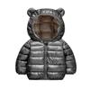 Ropa de Algodón Infantil Transfronteriza Primavera, Otoño e Invierno Nuevas Chaquetas de Algodón de Color Puro para Niños y Niñas Ropa Infantil Linda y Elegante de Color Caramelo Chaquetas de Algodón