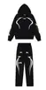 Sudadera con capucha holgada para hombre Hellstar Transfronteriza Alta Calidad Retro Americano High Street Traje NFC