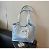 Bolsa Elegante Transfronteiriça para o Dia a Dia Feminina Grande Capacidade 2025 Nova Primavera Versátil Ombro Bolsa de Compras Bolsa Tote Casual