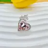 Criativo dupla face liga amor borboleta borda de diamante poroso contas soltas DIY caneta de miçangas corrente de celular joias acessórios