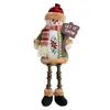 Natal Transfronteiriço Velho Homem Boneco de Neve Rena Pernas de Contas Boneca de Natal Boneca de Natal Decoração de Natal