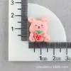 Kit de Materiales DIY de Conejo de Dibujos Animados Lindo Accesorios Pegamento de Crema Funda de Teléfono Oso Zapato de Madera Infantil Decoración