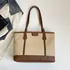 Llegada Nueva Transfronteriza Bolso de Hombro Tejido de un Solo Hombro Gran Capacidad Colorido de Moda Bolso Tote de Moda Bolso de Mano para Salir Casual Viaje