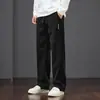Nueva colección de otoño: Pantalones casuales de corte holgado, modernos, sencillos y versátiles para hombre, con diseño de pierna recta, adecuados para el deporte y el uso diario, disponibles en tallas grandes