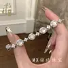 Pulseira de Calcedônia de Gelo Natural de Alta Qualidade para Mulheres, Pulseira Cor de Jade com Jade Branco e Ágata Verde Incrustados, Presente de Aniversário para Mulheres