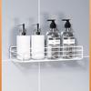 Prateleira de Armazenamento sem Furo para Pia de Banheiro Prateleira de Armazenamento para Banheiro e Vaso Sanitário Quarto de Banho Lavagem das Mãos Cosméticos Pendurado na Parede