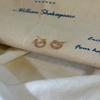 Pendientes de circonita de doble capa para mujer 2024 nuevos sin dormir exquisita personalidad moda temperamento simple y pequeño moda