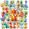 Compra direta transfronteiriça: 56 adesivos adoráveis de dinossauro de borracha para crianças, perfeitos para decorar garrafas de água, tablets e material de papelaria