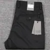 Pantalones casuales rectos de negocios para hombre, primavera y verano 2020, delgados, color liso, sin planchado, antiarrugas, sedosos, pantalones casuales para hombre