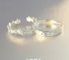 Anéis de Casal Myosotis para Homens e Mulheres, Design Simples de Nicho, Presente de Dia dos Namorados de Alto Padrão para Namorada