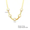 Collar Transfronterizo de Acero Inoxidable Cadena Ligera de Lujo para Clavícula Cadena de Hueso de Serpiente Chapado en Oro de 18K Circonita Acero de Titanio Joyería Collar