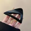 Pinza Acrílica Simple Coreana, Pinza para el Cabello Grande de Gama Alta y Exquisita para el Cabello de las Mujeres en la Parte Posterior de la Cabeza, Pinza para el Cabello Triangular con Corte