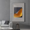 Pintura decorativa de corredor de sala de estar de luxo de luxo moderno padrão geométrico abstrato mural modelo de quarto corredor corredor pintura pendurada vertical