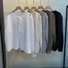 Jaqueta Plissada Waffle Estilosa de Nicho para Mulheres, Primavera e Outono, Moderna, Rejuvenescedora, Versátil, Emagrecedora, Cardigan Soltinho