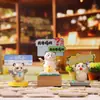 Figurinha de Brinquedo Tendência Gambá Desenho Animado, Caixa Surpresa Rato de Trabalho Positivo e Negativo, Presente Criativo de Aniversário, Decoração para Casa Atacado