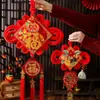 Nudo Chino Año Nuevo de la Cabra con el Carácter '' Decoraciones de Año Nuevo 2027 Adornos Colgantes Festivos para el Festival de Primavera Sala de Estar Decoración del Hogar Venta al por Mayor