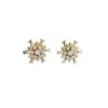 Pendientes de Copo de Nieve de Circonita para Mujer Diseño Nicho Elegantes Accesibles Lujo Moda Tendencia Retro Ropa de Trabajo Pendientes Versátiles Pendientes