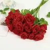 Ramo de Rosas de Perlas Simuladas, Decoración de Mesa para Boda de Hotel de Lujo, Flor Inmortal, Fotografía al Aire Libre, Venta al por Mayor de Flores Artificiales