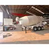 Exportación de Camión Mezclador de Concreto de 10 Metros Cúbicos 12 Metros Cúbicos Semirremolque Camión Mezclador de Cemento Tanque de Transporte para Mezcla de Concreto