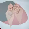 Comércio exterior para Grampo de cabelo com laço grande vermelho para parte de trás da cabeça estilo ins com temperamento Presilha de mola Presilha superior Acessórios de cabelo