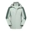 Ropa de Carga para Exteriores Tres en Uno Mono de Dos Piezas para Hombres y Mujeres Chaqueta Gruesa Cálida de Forro Polar
