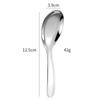 Cuchara para Niños de Acero Inoxidable 304 Cuchara China de Fondo Plano Cuchara Corta Cuchara para Alimentar Bebés Cuchara para Bebés