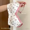 Lencería de Encaje Floral para Mujeres con Poco Busto, Fruncidos y Soporte Lateral, Previene la Flacidez, Sujetador de Chicas Estilo Dulce Japonés de Modal