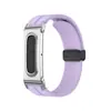 Adecuado para Google Fitbit Air Estuche de Metal de Lujo para Reloj Hebilla Plegable Magnética Correa de Silicona para Reloj