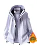 Nueva Chaqueta Azul Lago para Mujer 2026, Chaqueta Tres en Uno Resistente al Viento e Impermeable para Otoño e Invierno, para Senderismo y Uso en Pastizales