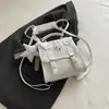 Mochila nueva, elegante y moderna, de estilo universitario nicho con diseño de estrellas, versátil como bolso de mano, bolso de hombro o cruzado de moda