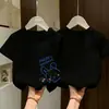 Nova Camiseta de Algodão de Manga Curta para Crianças Maiores 2026, Camiseta da Moda, Top Versátil, Roupa de Verão para Meninas, Manga Curta Solta